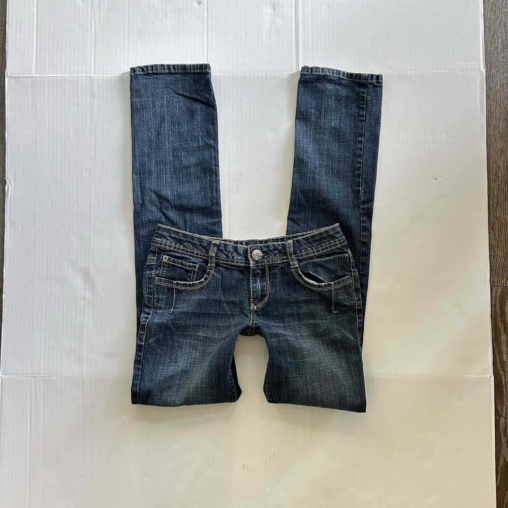 2000s Union Bay Ultra Low Rise Skinny Jeans Y2K Grunge Indie